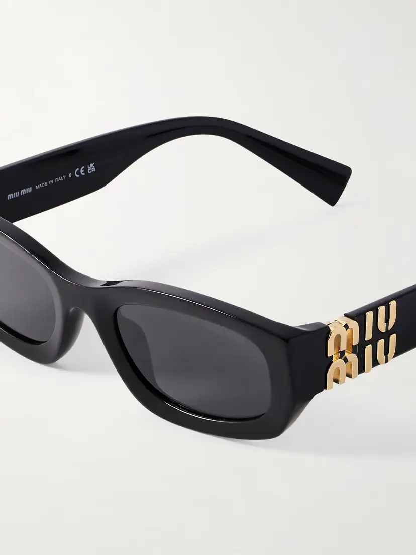 Miu Miu Eyewear Glimpse Cat-eye Acetate Sunglasses | Thumbnail 4 Miu Miu Eyewear Glimpse Cat-eye Acetate Sunglasses | Thumbnail 4