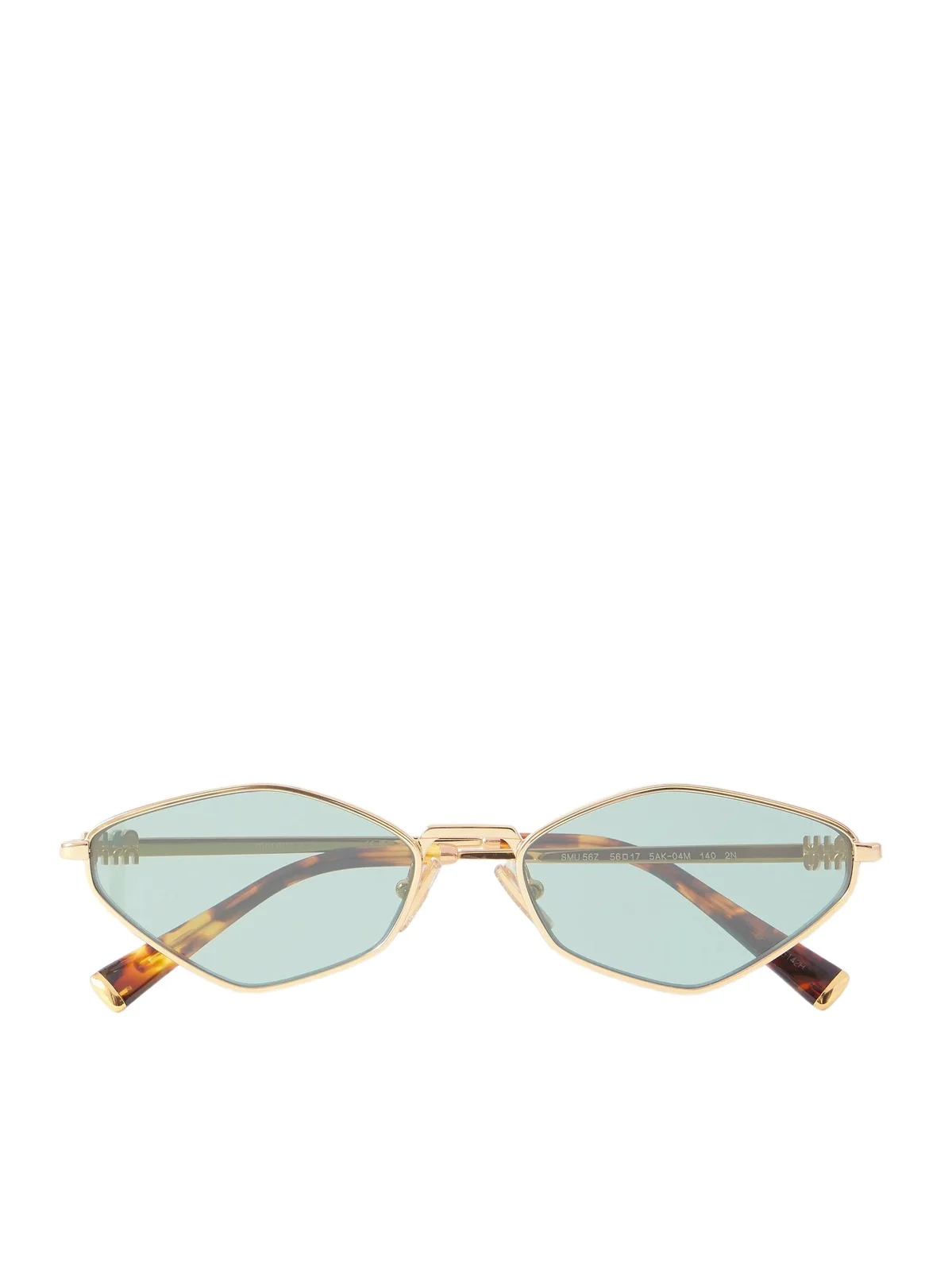 Hexagon-frame Gold-tone Sunglasses Hexagon-frame Gold-tone Sunglasses