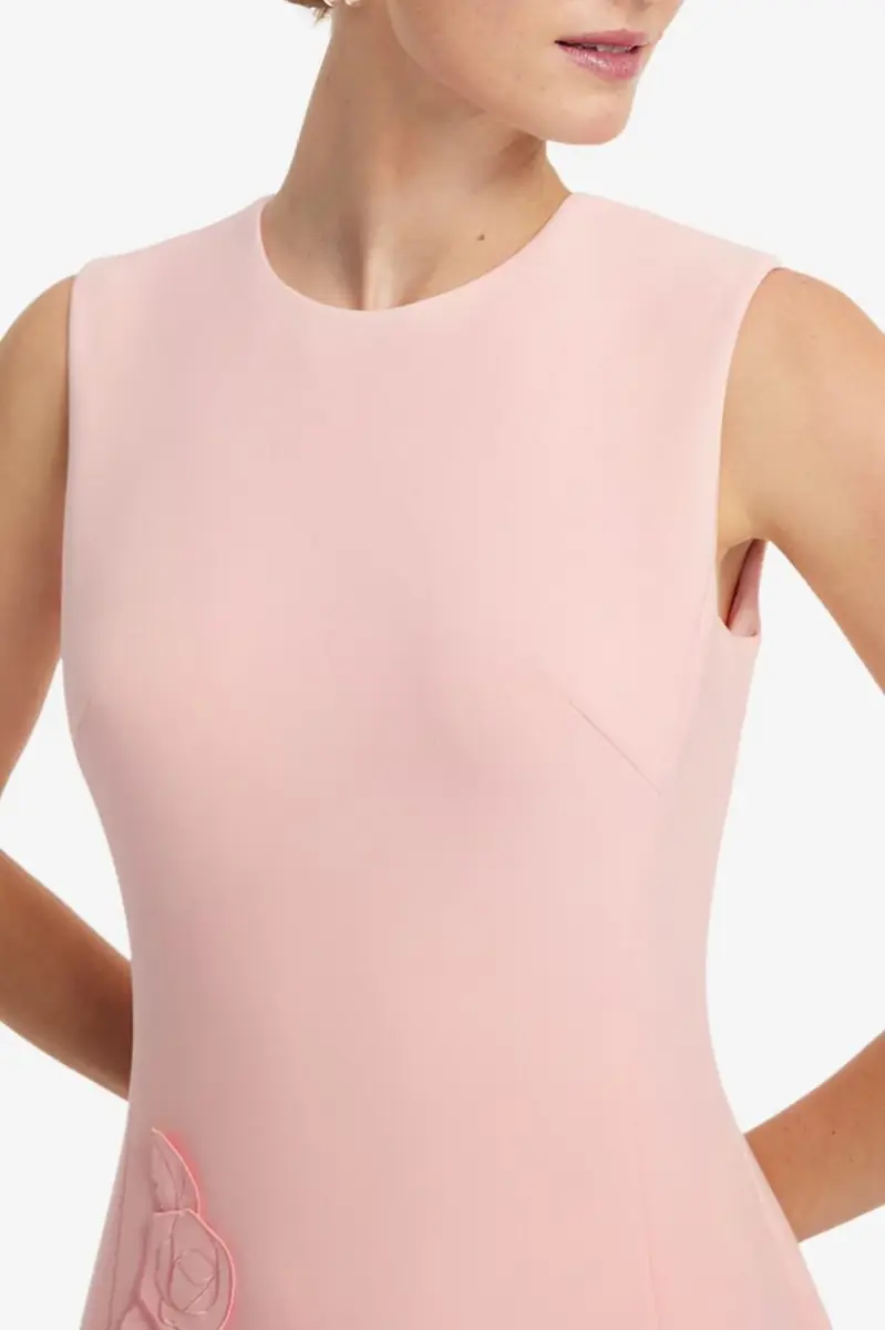 LEO LIN Cleo Dress- Blush Pink | Thumbnail 4
