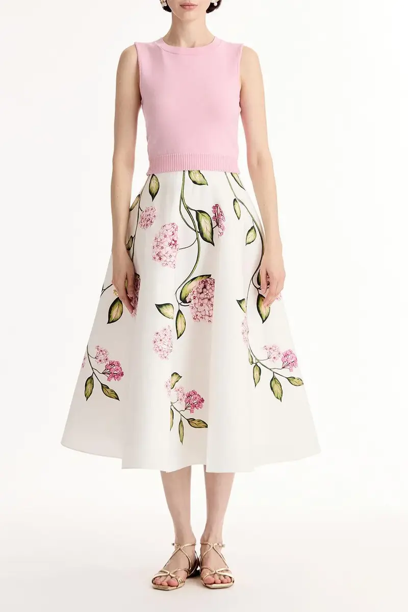 Oscar de la Renta Sleeveless Knit Tank | Thumbnail 2 Oscar de la Renta Sleeveless Knit Tank | Thumbnail 2