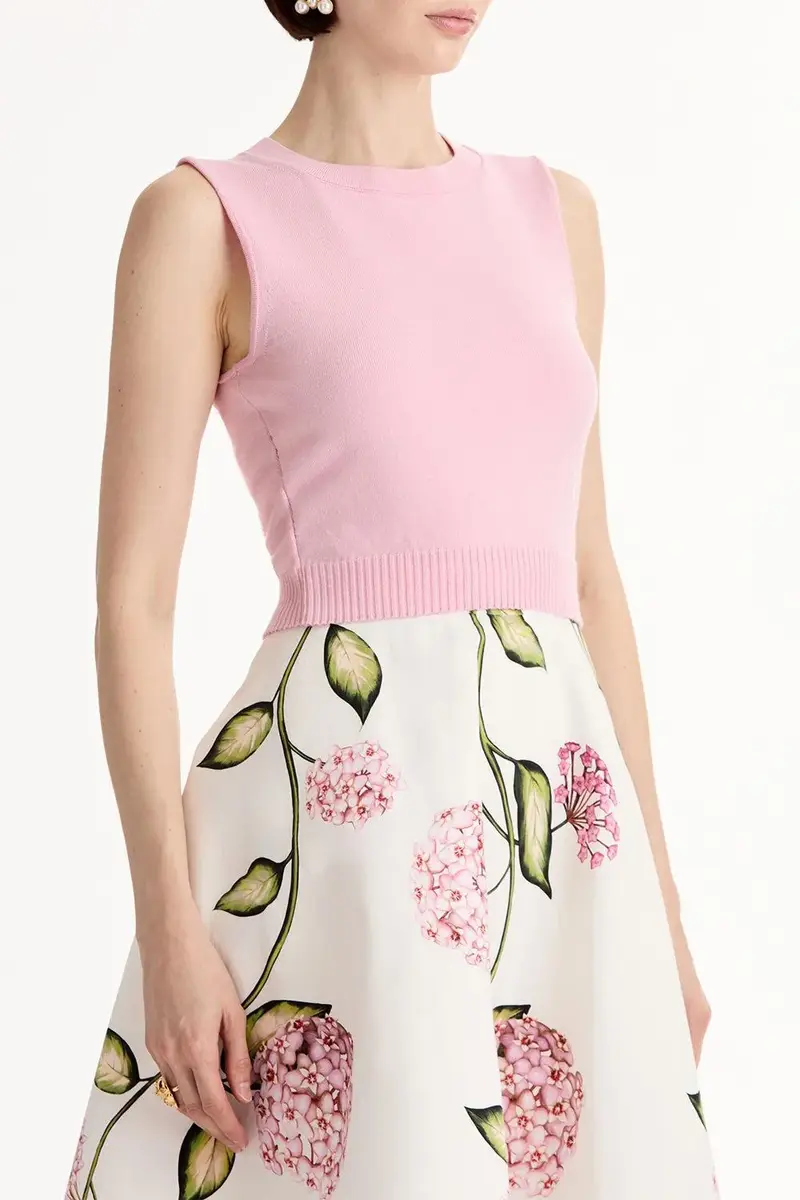 Oscar de la Renta Sleeveless Knit Tank | Thumbnail 4 Oscar de la Renta Sleeveless Knit Tank | Thumbnail 4