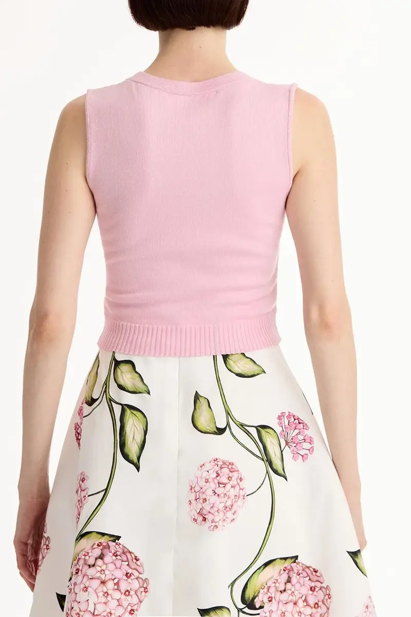 Oscar de la Renta Sleeveless Knit Tank | Thumbnail 5 Oscar de la Renta Sleeveless Knit Tank | Thumbnail 5