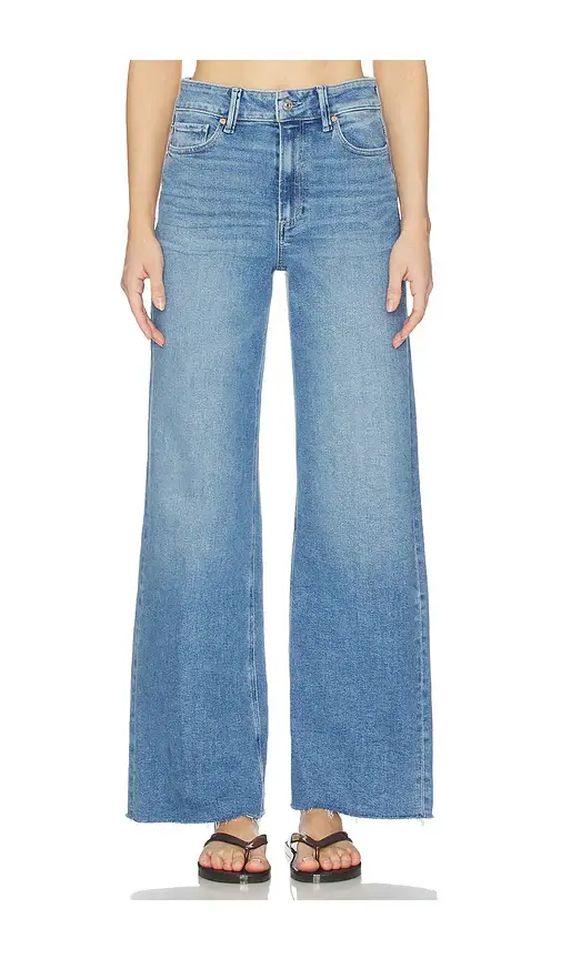 PAIGE Anessa Undone Hem Jeans | Image 1 PAIGE Anessa Undone Hem Jeans | Image 1