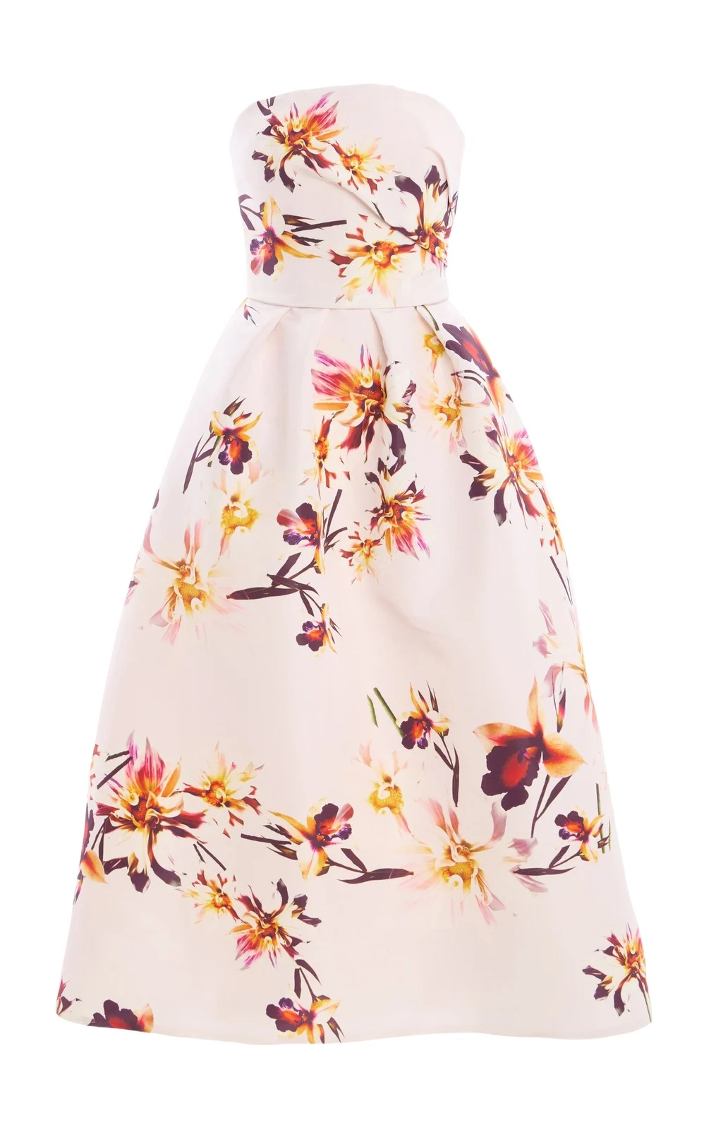 Strapless Floral Dress Strapless Floral Dress