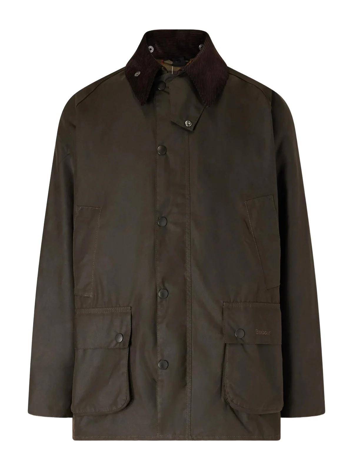Bedale Corduroy-Trimmed Waxed-Cotton Jacket - Men Bedale Corduroy-Trimmed Waxed-Cotton Jacket - Men