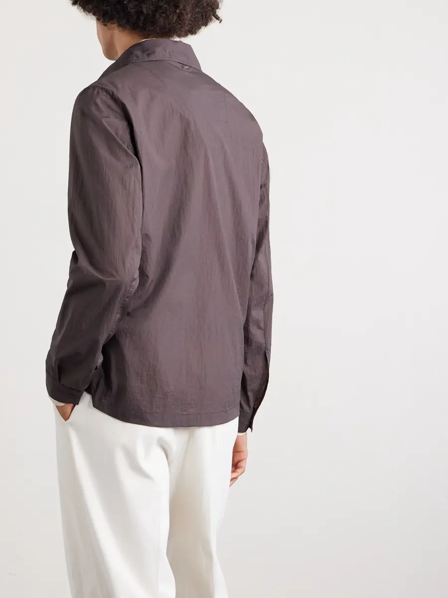 HERNO Shell Twill Overshirt - Men | Thumbnail 4