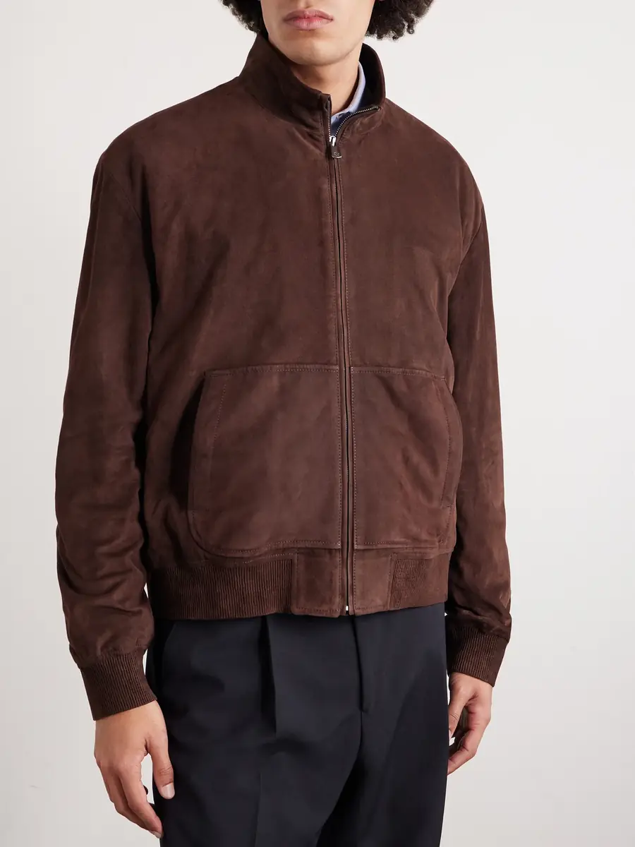 Ralph Lauren Purple Label Suede Bomber Jacket - Men | Thumbnail 3 Ralph Lauren Purple Label Suede Bomber Jacket - Men | Thumbnail 3
