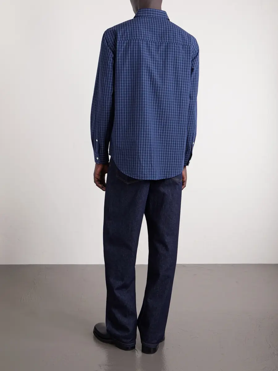 Burberry Checked Cotton Shirt - Men | Thumbnail 4 Burberry Checked Cotton Shirt - Men | Thumbnail 4