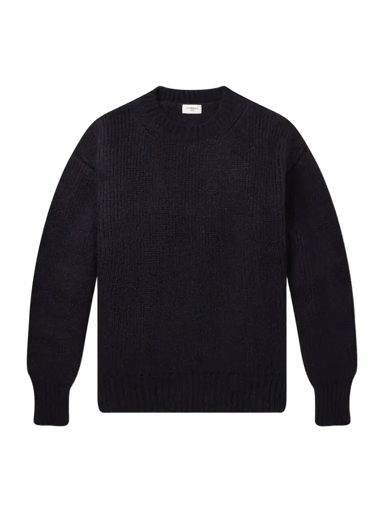 Saint Laurent Alpaca-Blend Sweateren | Image 1 Saint Laurent Alpaca-Blend Sweateren | Image 1