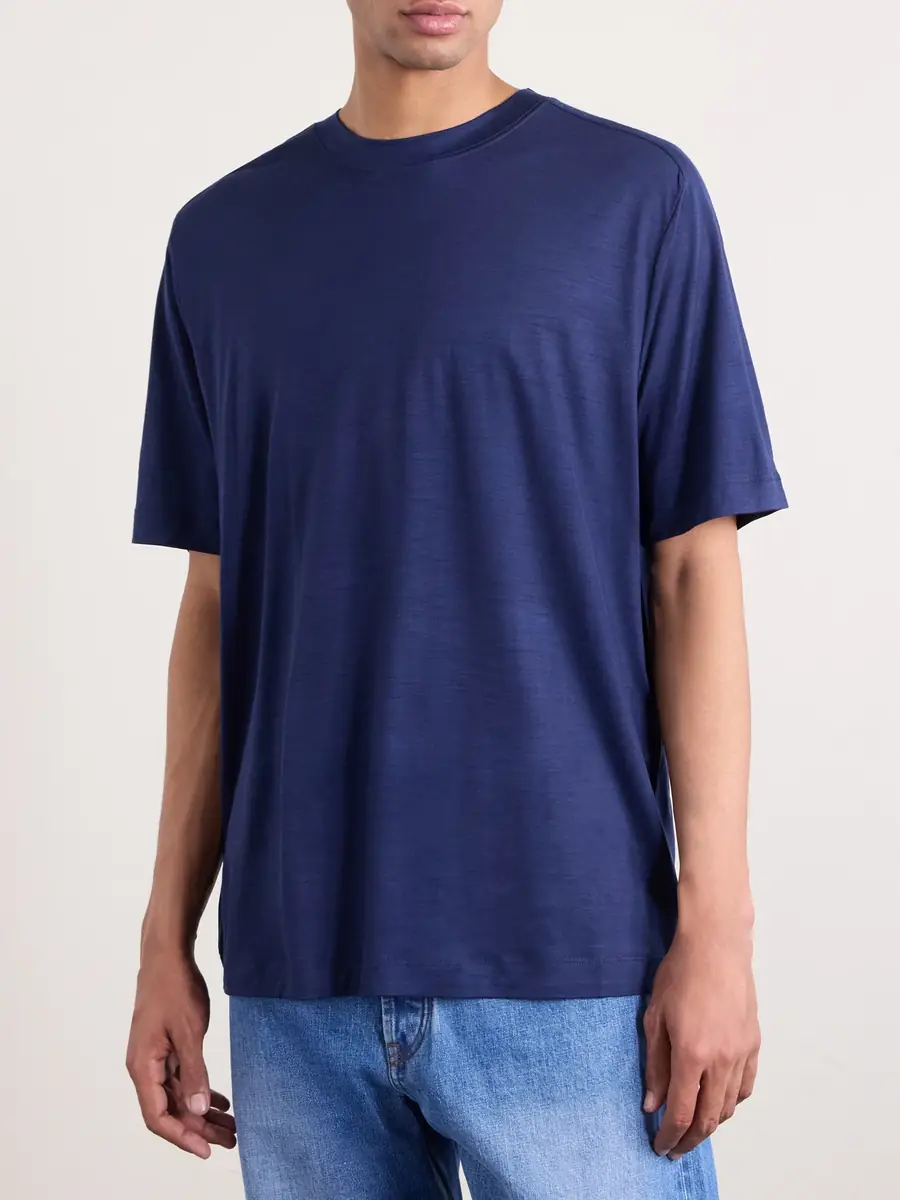 Sease Runner Logo-Print Merino Wool T-Shirt - Men | Thumbnail 3 Sease Runner Logo-Print Merino Wool T-Shirt - Men | Thumbnail 3