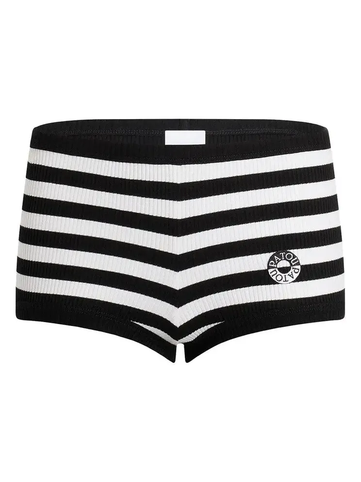 Patou Mini Stripe Shorts