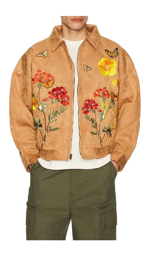 Ryoko Rain Monarch Clay Suede Work Jacket