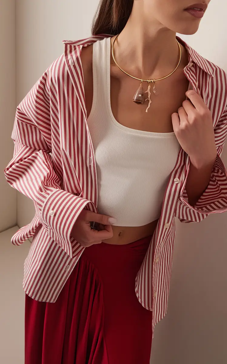 éliou Briny Gold-Plated Muti-Stone Necklace | Thumbnail 2