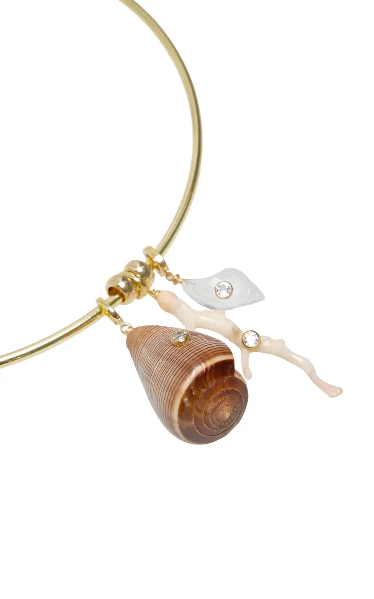 éliou Briny Gold-Plated Muti-Stone Necklace | Thumbnail 3