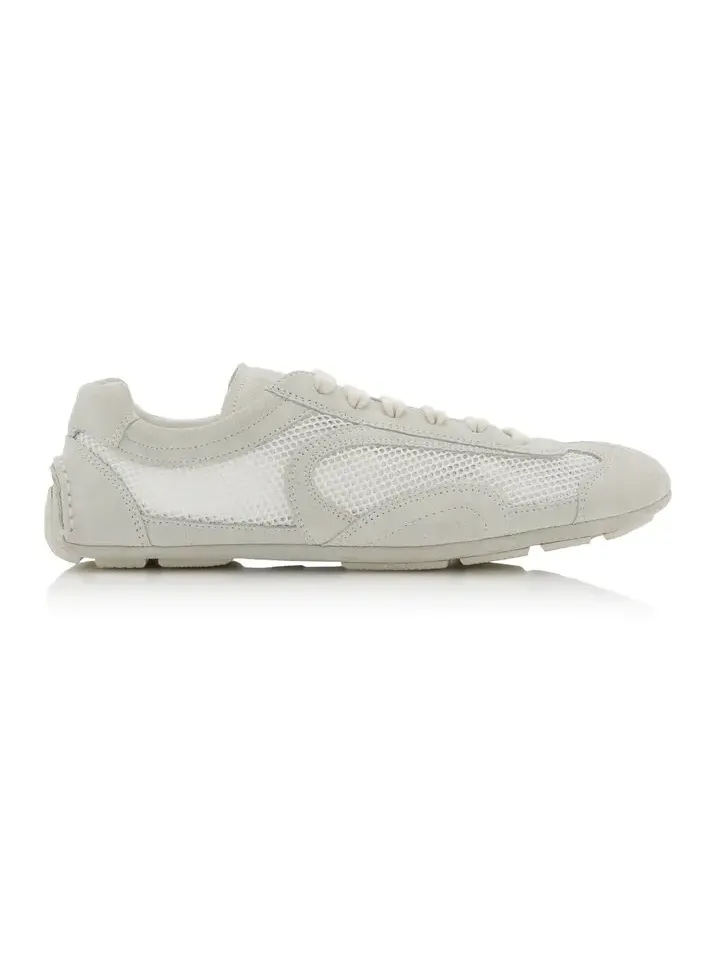 Montecarlo Re-Edition 2005 Suede-Trimmed Mesh Sneakers Montecarlo Re-Edition 2005 Suede-Trimmed Mesh Sneakers