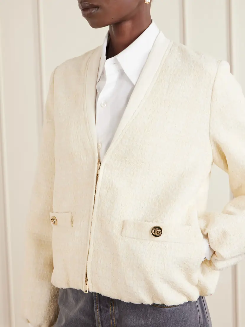 Gucci Cotton-blend Bouclé Jacket | Thumbnail 5