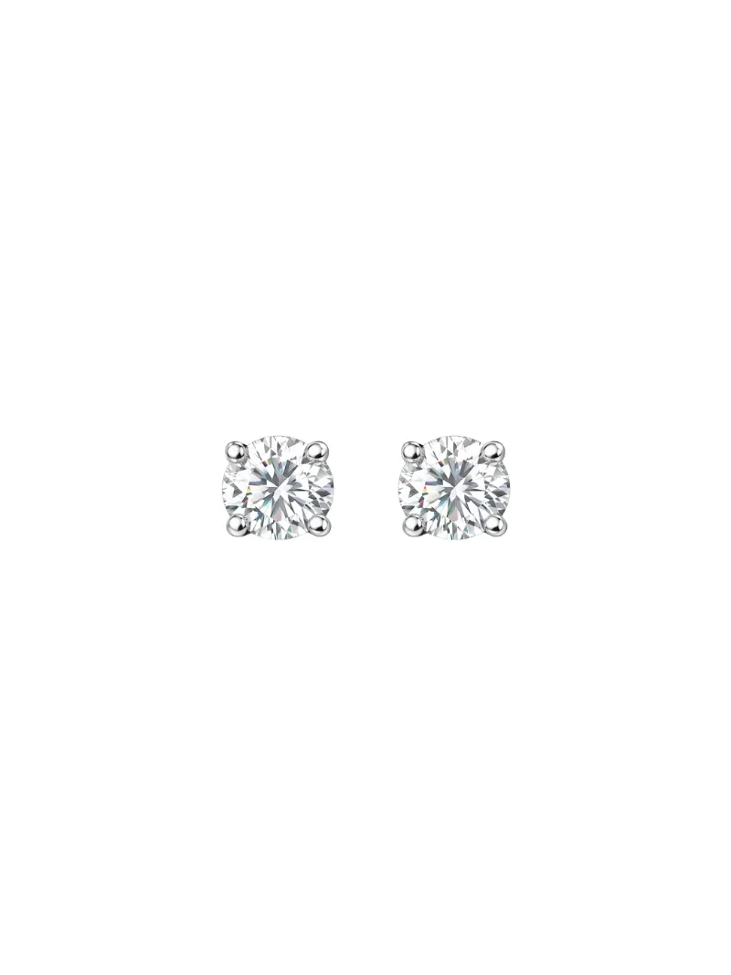 1.43ct Diamond 18K Gold Illusion Stud Earrings 1.43ct Diamond 18K Gold Illusion Stud Earrings