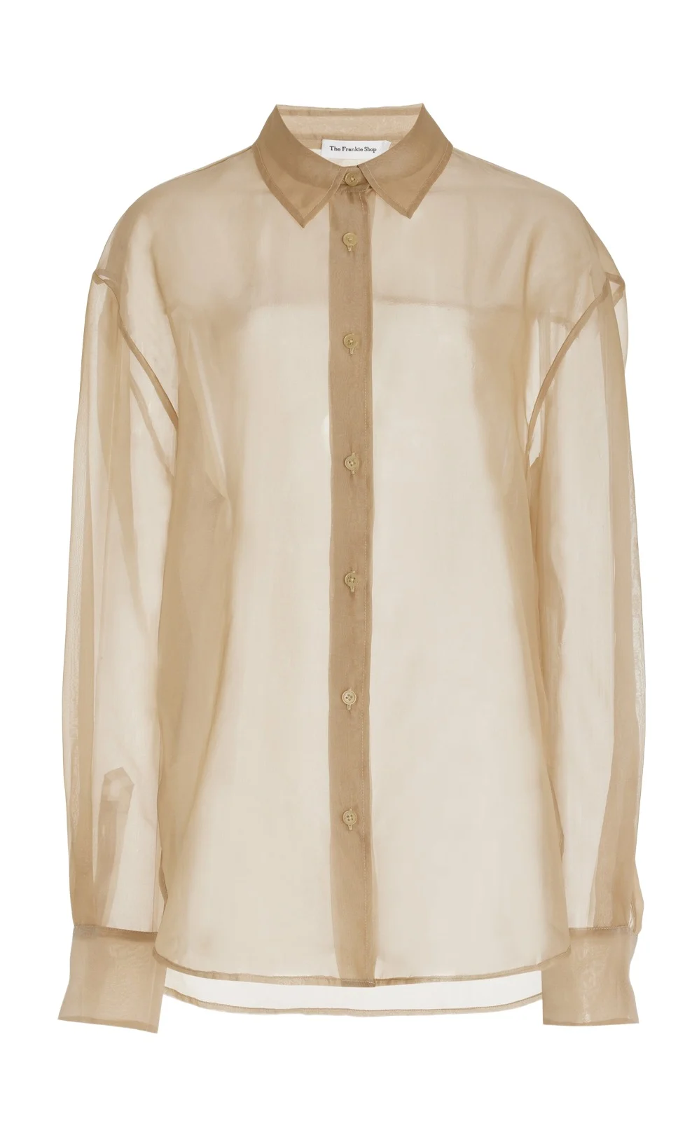 Exclusive Peri Silk-Blend Chiffon Shirt Exclusive Peri Silk-Blend Chiffon Shirt