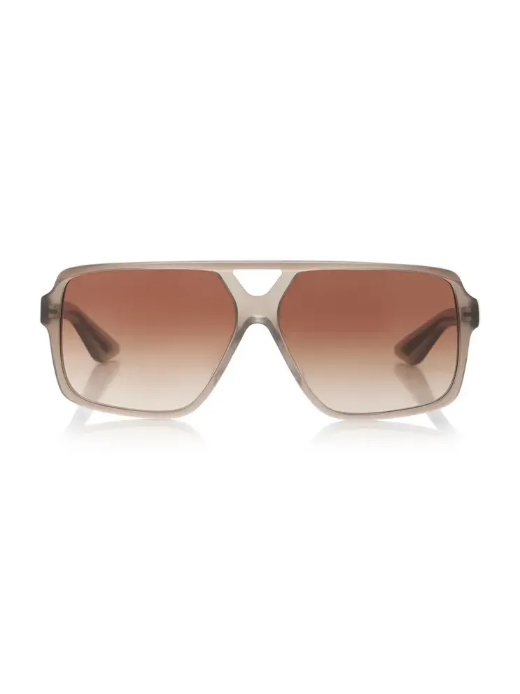 Khaite x Oliver Peoples 1977C Oversized Aviator-Frame Acetate Sunglasses