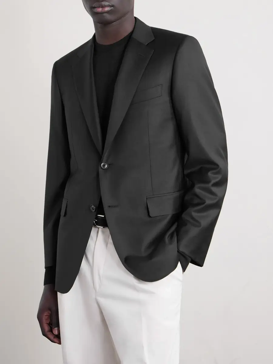 Canali Super 150s Wool Suit Jacket - Men | Thumbnail 3 Canali Super 150s Wool Suit Jacket - Men | Thumbnail 3