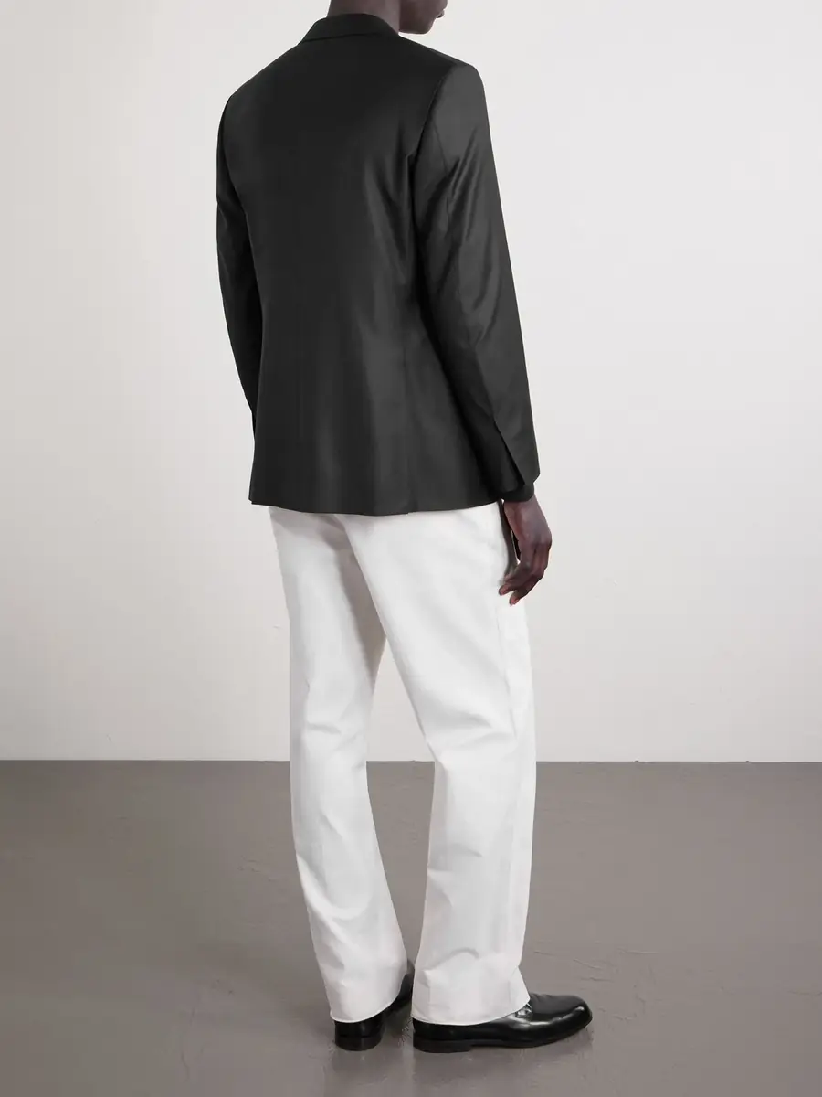 Canali Super 150s Wool Suit Jacket - Men | Thumbnail 4 Canali Super 150s Wool Suit Jacket - Men | Thumbnail 4