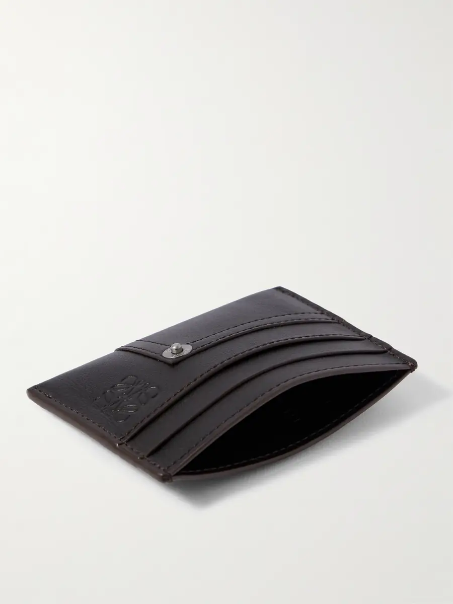 Loewe Panta Leather Cardholder - Men | Thumbnail 4