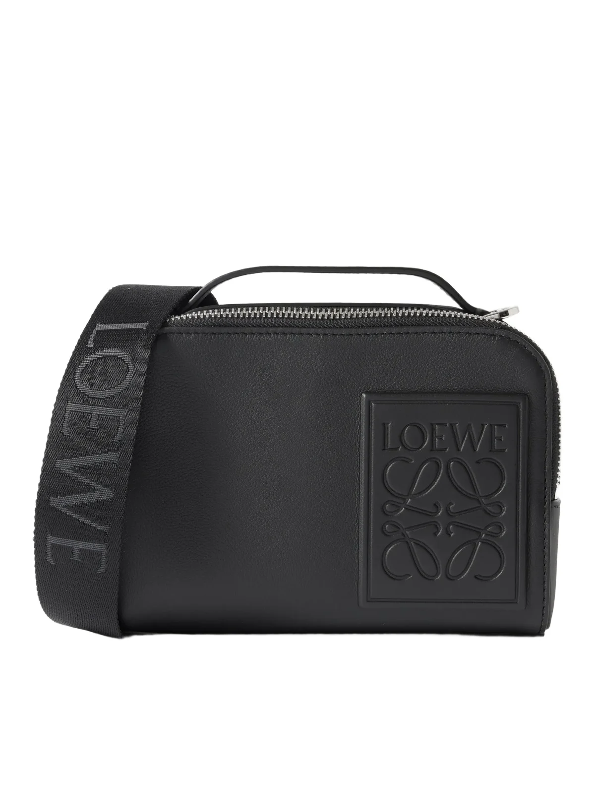 Loewe Camera Mini Logo-Appliquéd Leather Messenger Bag - Men