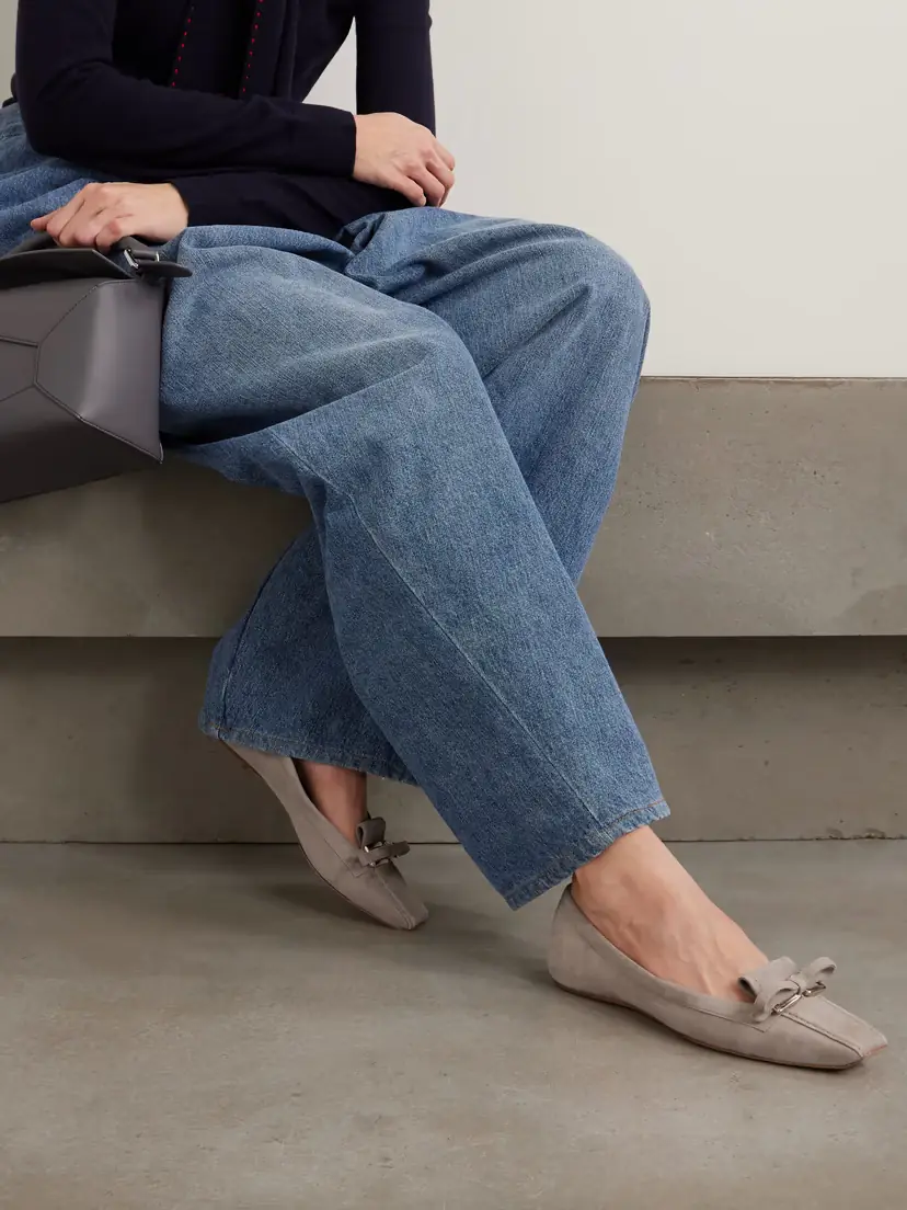 Roger Vivier Trompette Embellished Suede Loafers | Thumbnail 2 Roger Vivier Trompette Embellished Suede Loafers | Thumbnail 2