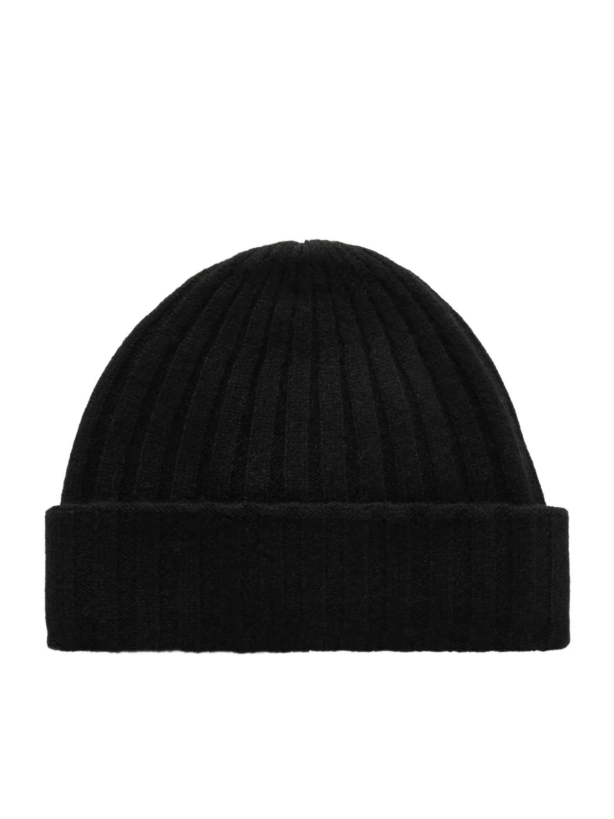Ribbed Cashmere Beanie