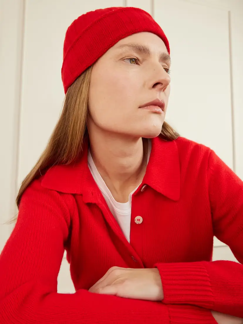 TOTEME Ribbed Cashmere Beanie | Thumbnail 2
