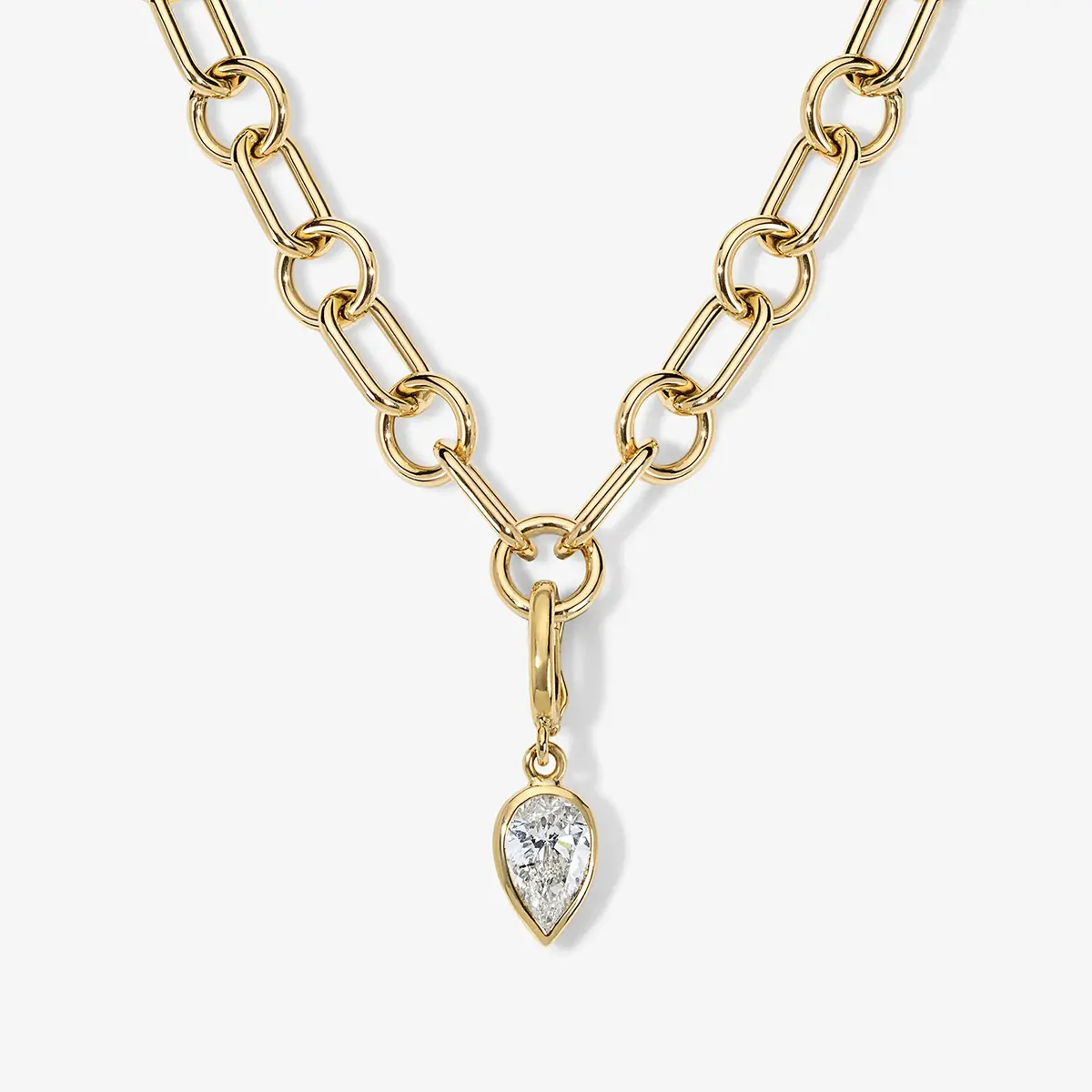 Stephanie Gottlieb Airy Oval Round Chain Necklace | Thumbnail 2 Stephanie Gottlieb Airy Oval Round Chain Necklace | Thumbnail 2