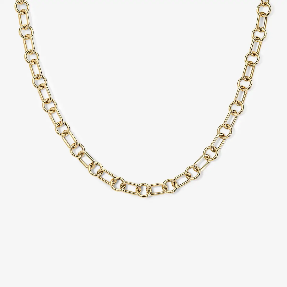 Stephanie Gottlieb Airy Oval Round Chain Necklace | Thumbnail 3 Stephanie Gottlieb Airy Oval Round Chain Necklace | Thumbnail 3