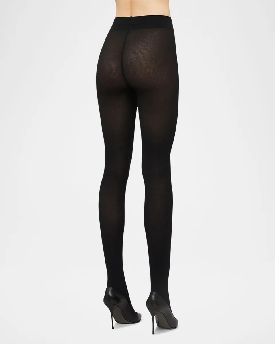 Wolford Mary Cotton Rib Tights | Thumbnail 2
