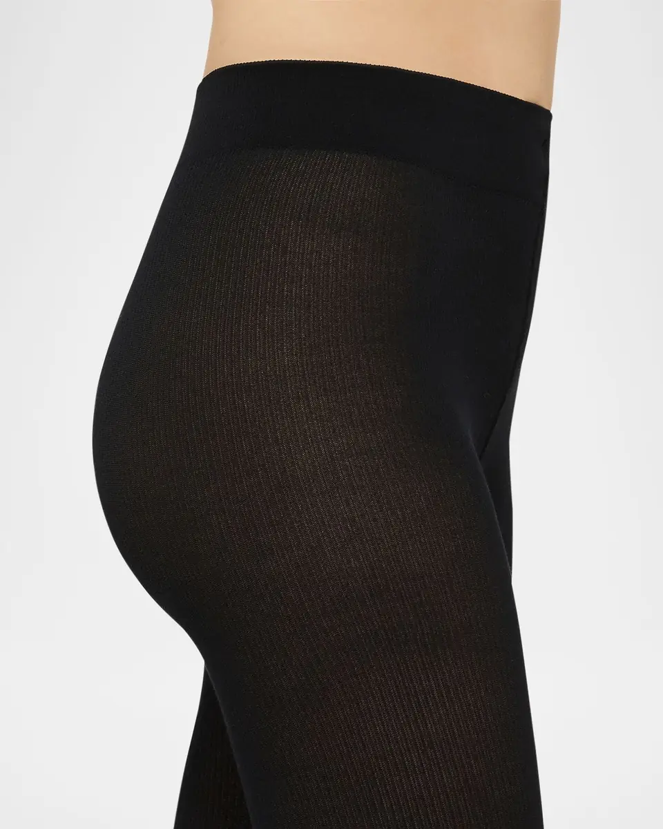 Wolford Mary Cotton Rib Tights | Thumbnail 3