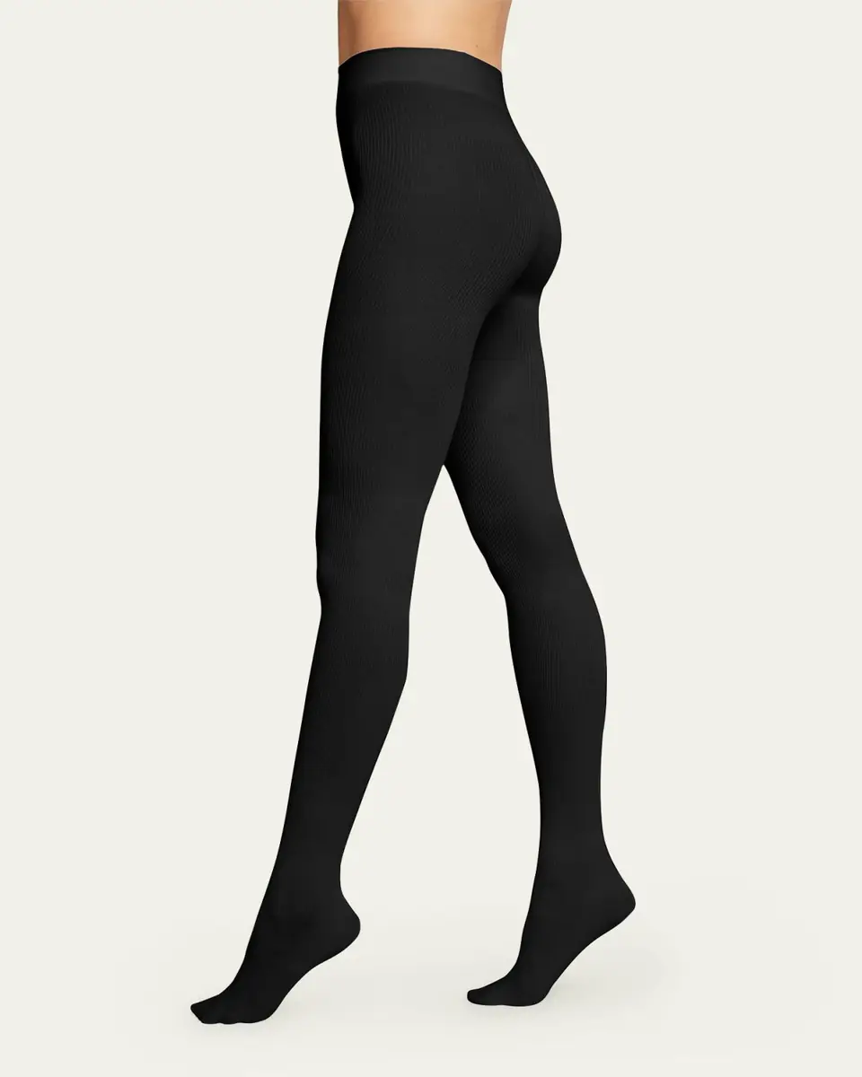 Wolford Mary Cotton Rib Tights | Thumbnail 4