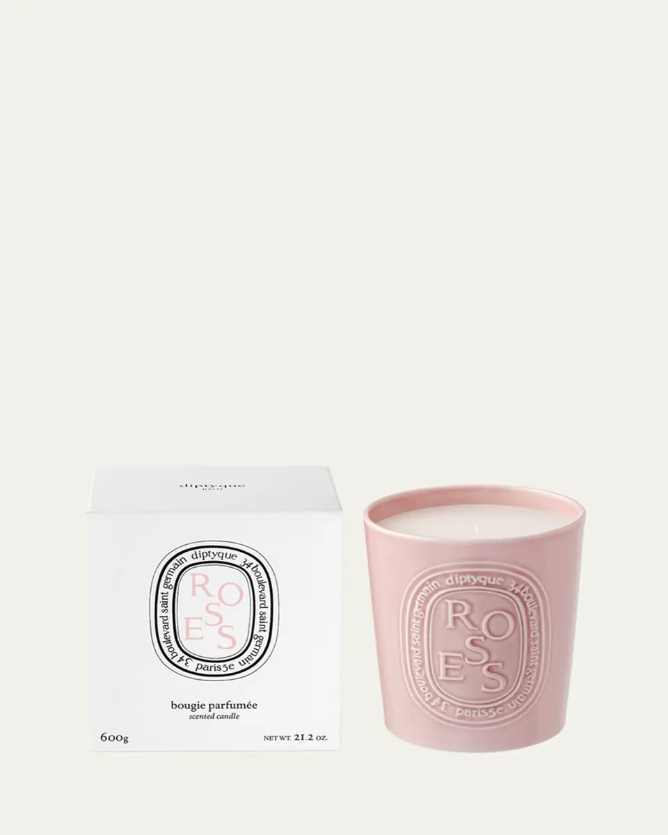 Diptyque Roses Scented Pink Candle, 21.2 oz. | Thumbnail 2 Diptyque Roses Scented Pink Candle, 21.2 oz. | Thumbnail 2