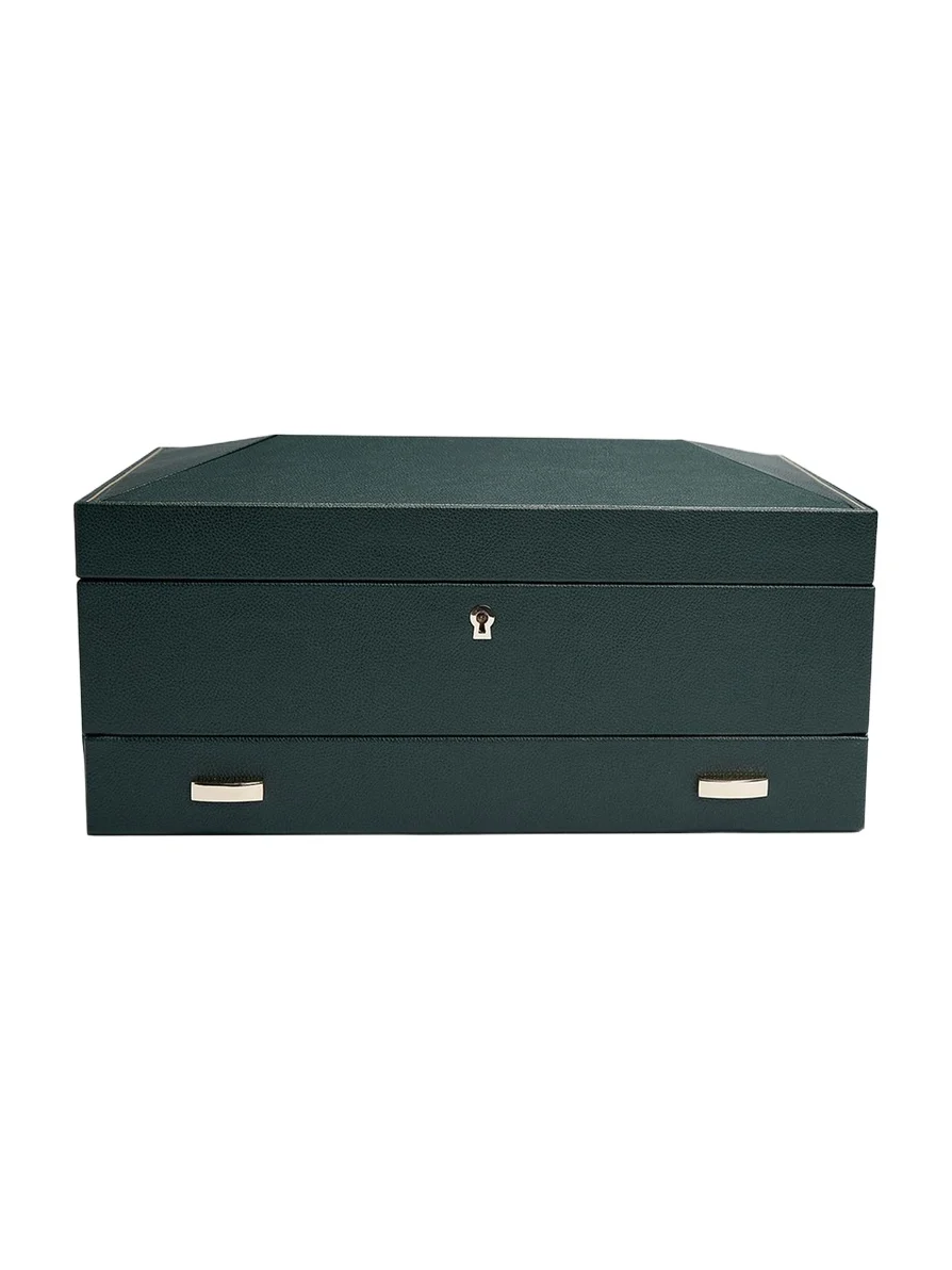 British Racing 10-Piece Watch Box with Drawer