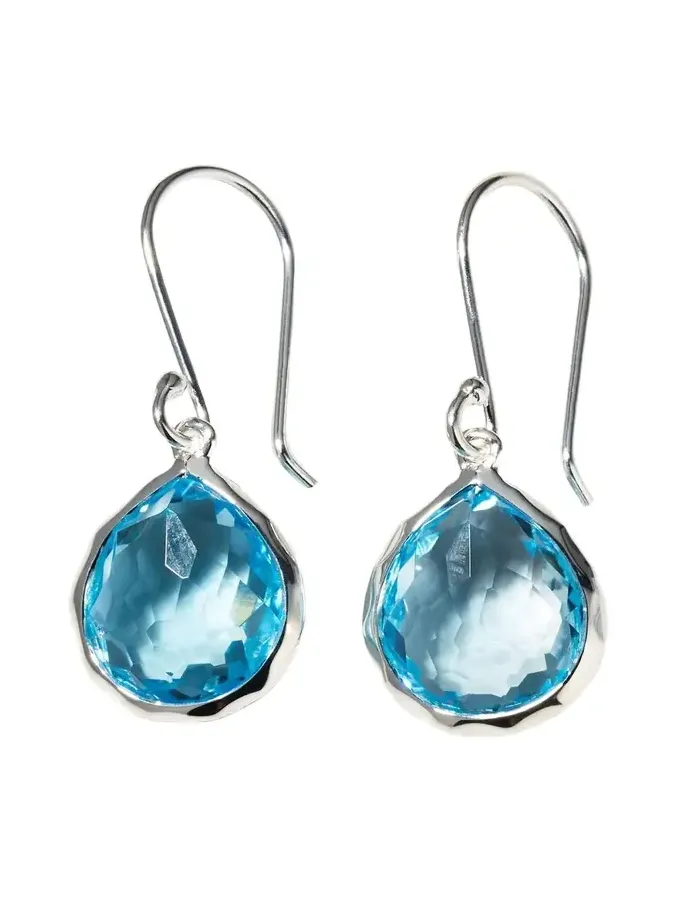 Mini Teardrop Earrings in Sterling Silver Mini Teardrop Earrings in Sterling Silver