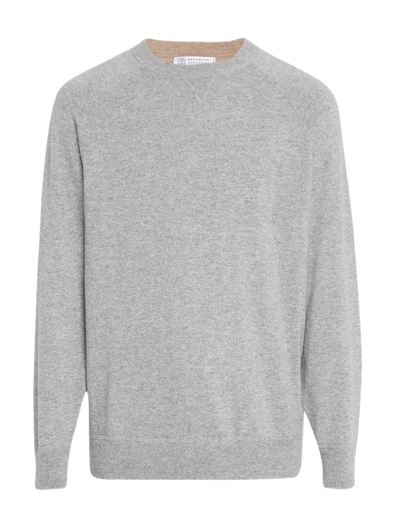 Men's Cashmere Raglan Crewneck Sweater