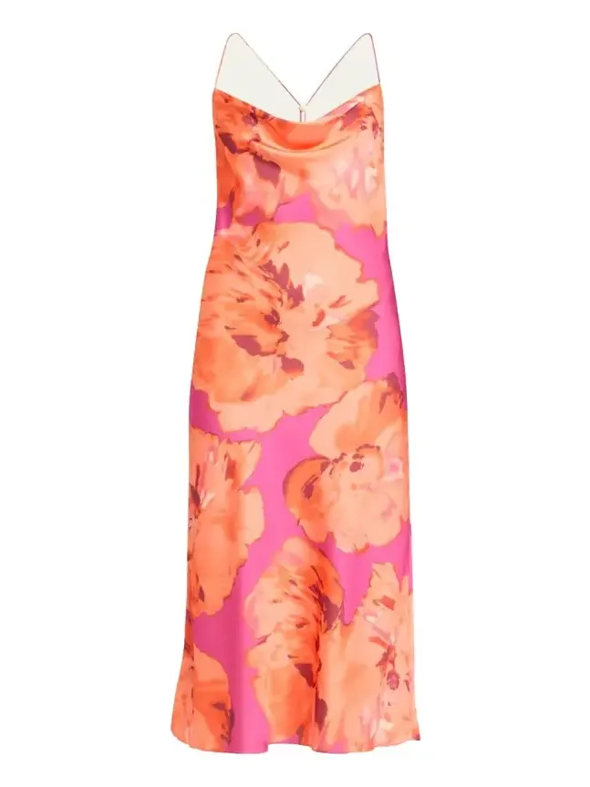 Ramy Brook Averi Watercolor Bloom Slip Dress
