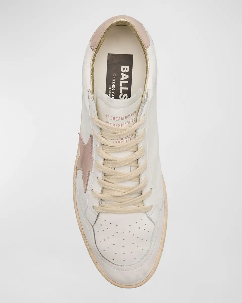 Golden Goose Ball Star Low-Top Leather Sneakers | Thumbnail 4 Golden Goose Ball Star Low-Top Leather Sneakers | Thumbnail 4