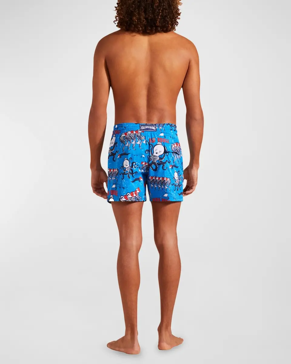 Vilebrequin Men's Merlu Rouge Swim Shorts | Thumbnail 4 Vilebrequin Men's Merlu Rouge Swim Shorts | Thumbnail 4