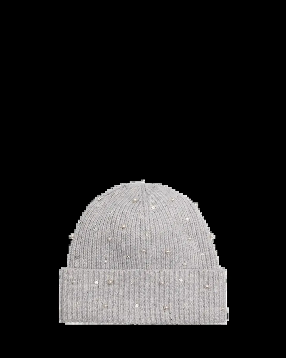 Carolyn Rowan Cashmere Crystal-Embellished Beanie Hat | Thumbnail 2