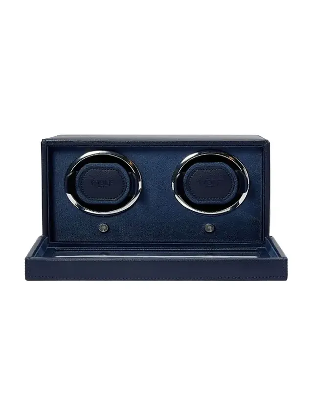 Cub Double Watch Winder with Cover Cub Double Watch Winder with Cover
