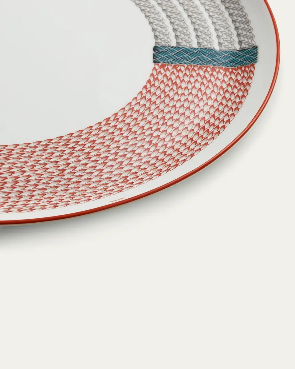 HERMÈS Tressages Equestres Tart Platter | Thumbnail 3 HERMÈS Tressages Equestres Tart Platter | Thumbnail 3