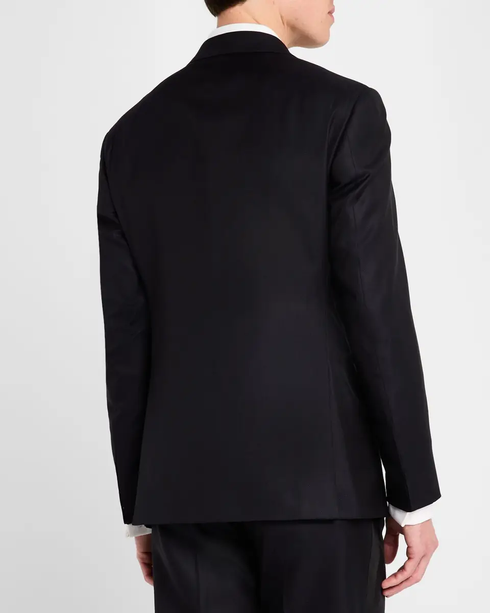Giorgio Armani Men's Wool-Silk Solid Tuxedo | Thumbnail 6 Giorgio Armani Men's Wool-Silk Solid Tuxedo | Thumbnail 6