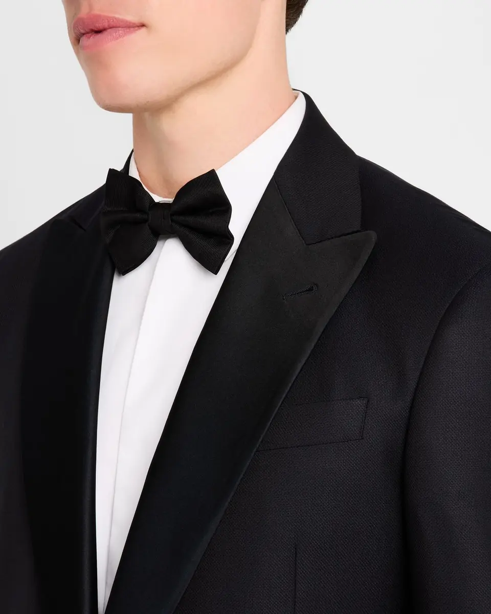 Giorgio Armani Men's Wool-Silk Solid Tuxedo | Thumbnail 7 Giorgio Armani Men's Wool-Silk Solid Tuxedo | Thumbnail 7