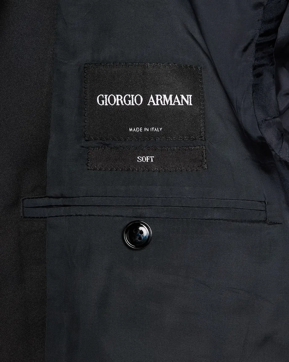 Giorgio Armani Men's Wool-Silk Solid Tuxedo | Thumbnail 8 Giorgio Armani Men's Wool-Silk Solid Tuxedo | Thumbnail 8
