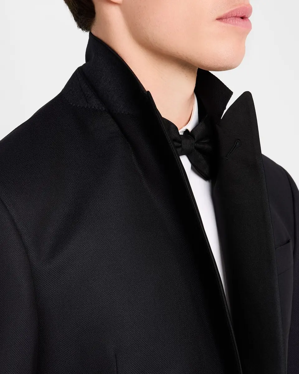 Giorgio Armani Men's Wool-Silk Solid Tuxedo | Thumbnail 9 Giorgio Armani Men's Wool-Silk Solid Tuxedo | Thumbnail 9