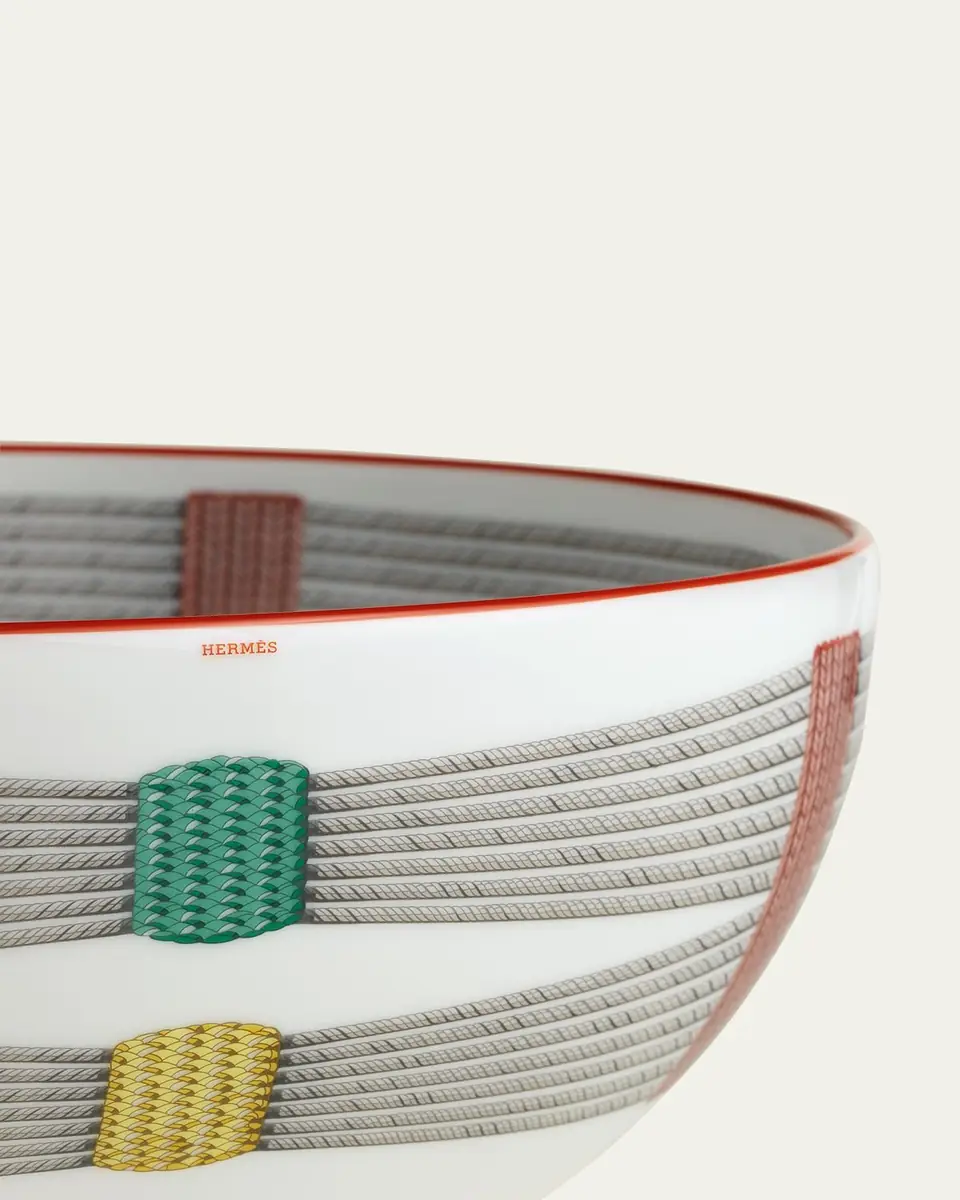 HERMÈS Tressages Equestres Serving Bowl | Thumbnail 3 HERMÈS Tressages Equestres Serving Bowl | Thumbnail 3
